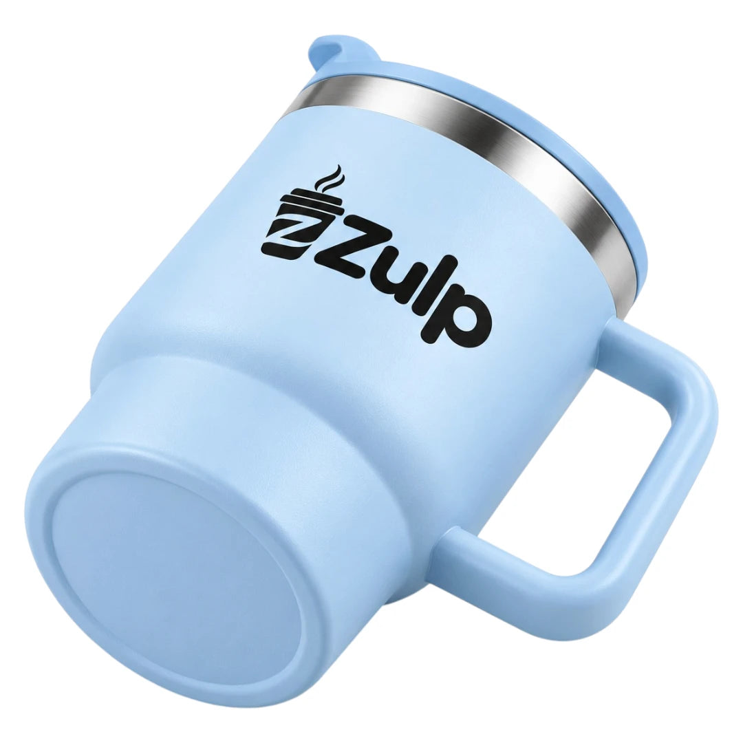 Zulp Blue Coffee Mug with Lid