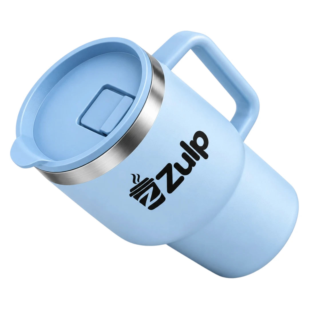Zulp Blue Coffee Mug with Lid