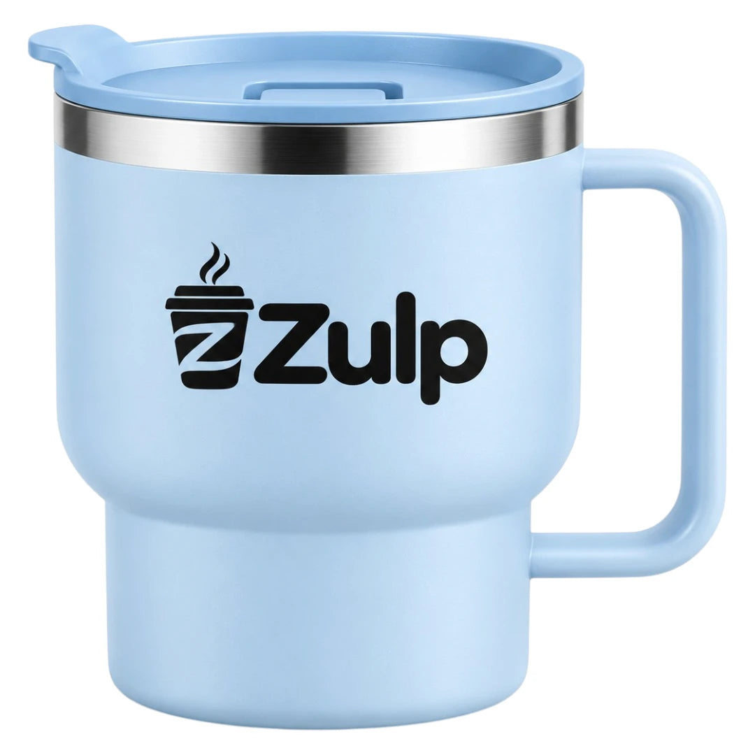 Zulp Blue Coffee Mug with Lid