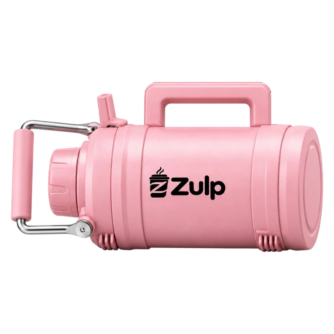 Zulp Pink Beverage Jug with Flip-Up Drinking Spout